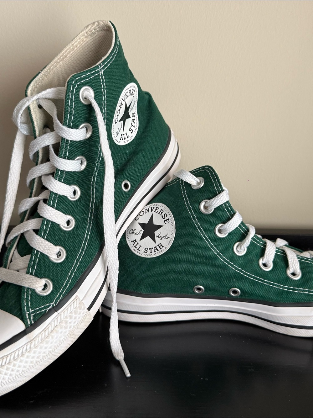 Converse Chuck Taylor All Star High Top Sneakers Forest Green Canvas Women’s 6.5